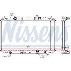 Chladič motora NISSENS 68135A - obr. 5