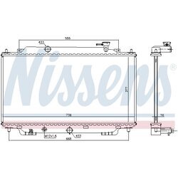 Chladič motora NISSENS 68542 - obr. 4