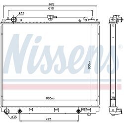 Chladič motora NISSENS 68717 - obr. 5