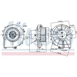 Vnútorný ventilátor NISSENS 87836 - obr. 4