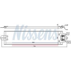 Chladič oleja automatickej prevodovky NISSENS 90617 - obr. 4