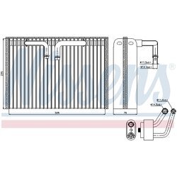 Výparník klimatizácie NISSENS 92296 - obr. 6