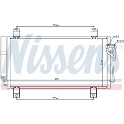 Kondenzátor klimatizácie NISSENS 940032 - obr. 5