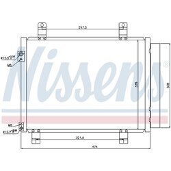 Kondenzátor klimatizácie NISSENS 940122 - obr. 4