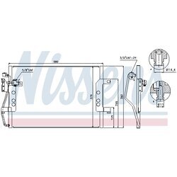 Kondenzátor klimatizácie NISSENS 94613 - obr. 4