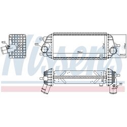 Chladič plniaceho vzduchu NISSENS 961442 - obr. 5