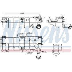 Vyrovnávacia nádobka chladiacej kvapaliny NISSENS 996028 - obr. 5