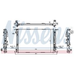 Chladič motora NISSENS 60324 - obr. 4