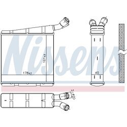 Chladič motora NISSENS 606334 - obr. 5