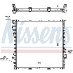 Chladič motora NISSENS 60788A - obr. 5