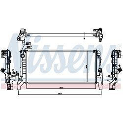 Chladič motora NISSENS 60865 - obr. 5