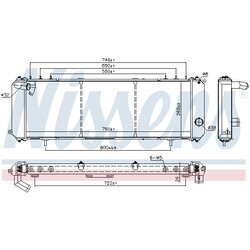Chladič motora NISSENS 61008 - obr. 5