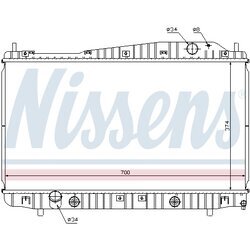 Chladič motora NISSENS 61639 - obr. 4