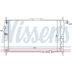 Chladič motora NISSENS 61656 - obr. 4