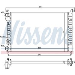 Chladič motora NISSENS 61802 - obr. 4