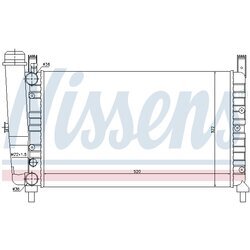 Chladič motora NISSENS 61852 - obr. 4