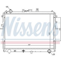 Chladič motora NISSENS 62381 - obr. 5