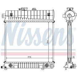 Chladič motora NISSENS 62708A - obr. 4