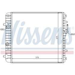 Chladič motora NISSENS 630738 - obr. 4