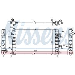 Chladič motora NISSENS 630739 - obr. 4