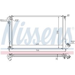 Chladič motora NISSENS 63733 - obr. 4