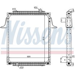 Chladič motora NISSENS 63789A