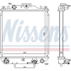 Chladič motora NISSENS 641754 - obr. 4