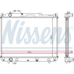 Chladič motora NISSENS 64196A - obr. 4