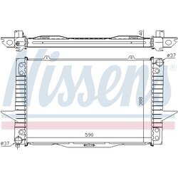 Chladič motora NISSENS 65536A - obr. 4