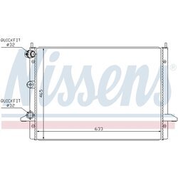 Chladič motora NISSENS 67303 - obr. 5