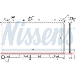 Chladič motora NISSENS 67723 - obr. 1