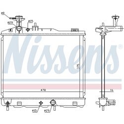 Chladič motora NISSENS 68187