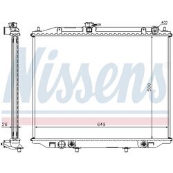 Chladič motora NISSENS 68709A - obr. 5