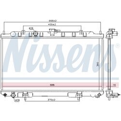 Chladič motora NISSENS 68740 - obr. 4