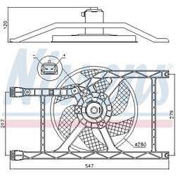 Ventilátor chladenia motora NISSENS 85920 - obr. 5