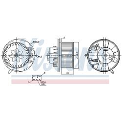 Vnútorný ventilátor NISSENS 87762 - obr. 5