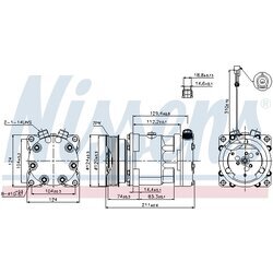 Kompresor klimatizácie NISSENS 89177 - obr. 4