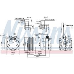Kompresor klimatizácie NISSENS 89869 - obr. 4