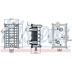 Chladič motorového oleja NISSENS 90895 - obr. 5