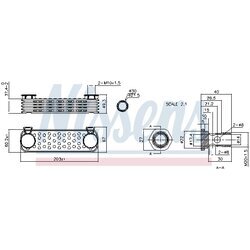 Chladič motorového oleja NISSENS 90997 - obr. 6