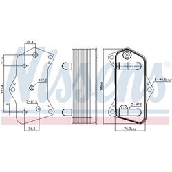Chladič oleja automatickej prevodovky NISSENS 91160 - obr. 4