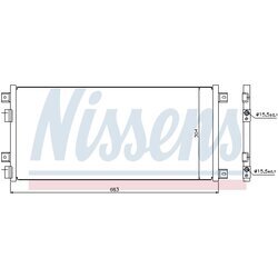 Kondenzátor klimatizácie NISSENS 940004 - obr. 5