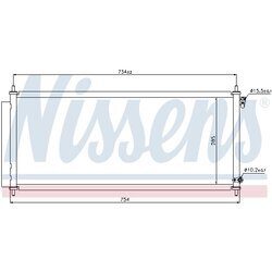 Kondenzátor klimatizácie NISSENS 940051 - obr. 5