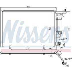 Kondenzátor klimatizácie NISSENS 940286 - obr. 5