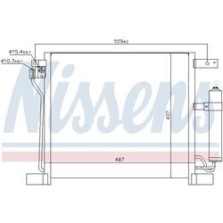 Kondenzátor klimatizácie NISSENS 940384 - obr. 5