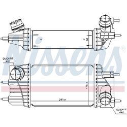 Chladič plniaceho vzduchu NISSENS 961433 - obr. 5