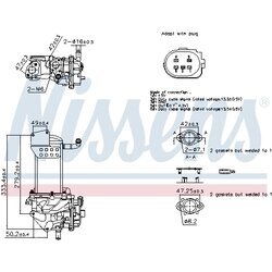 EGR ventil NISSENS 98359