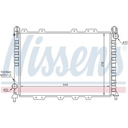 Chladič motora NISSENS 60029 - obr. 5