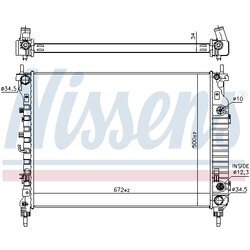 Chladič motora NISSENS 606256 - obr. 4