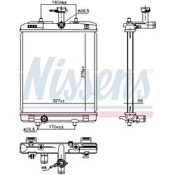 Chladič motora NISSENS 606330 - obr. 4